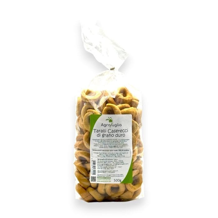 Homemade Durum Wheat Taralli
