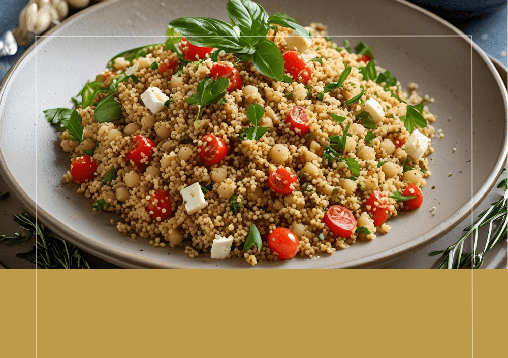 Griechischer Cous Cous im Ganzen